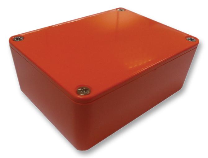 479-0140-10 ENCLOSURE, MULTIPURPOSE, ABS, ORANGE DELTRON ENCLOSURES