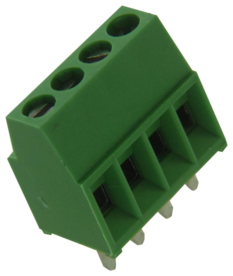 282834-4 TERMINAL BLOCK, WIRE TO BRD, 4POS, 16AWG BUCHANAN - TE CONNECTIVITY