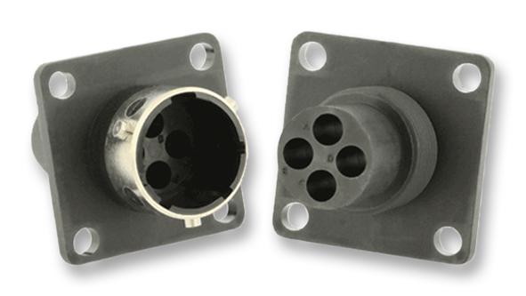 UTG0104PH CONNECTOR, CIRCULAR, RCPT, 4POS, PANEL SOURIAU-SUNBANK / EATON