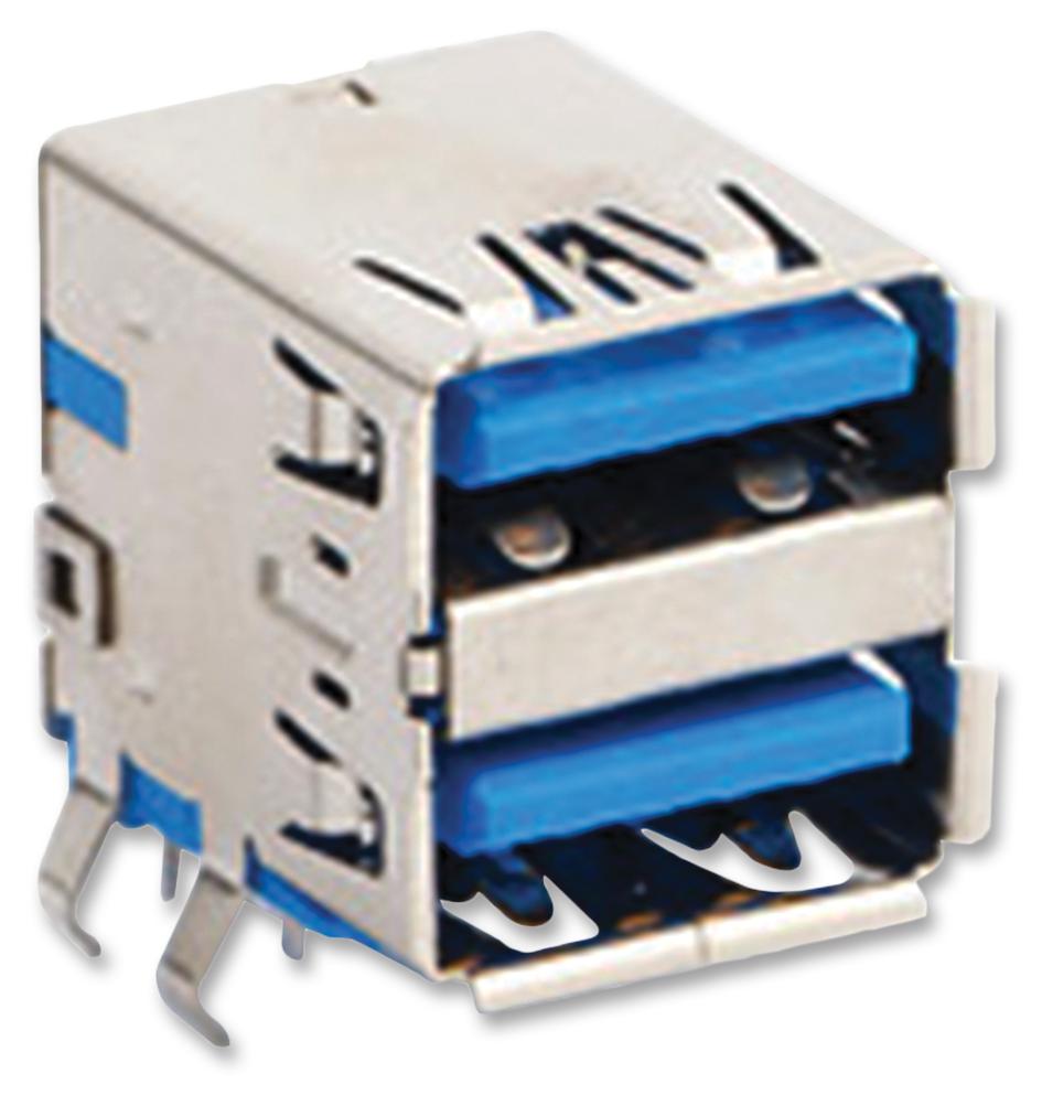48406-0003 STACKED USB CONN, 3.0, USB TYPE A, 9POS MOLEX