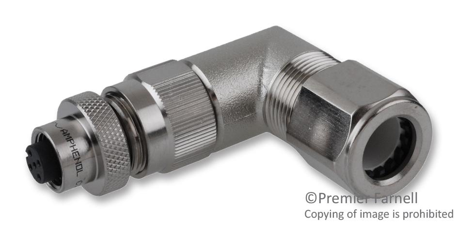 HDM12PF05B1RAM CONNECTOR, CIRCULAR, PLUG, 5POS, CABLE AMPHENOL INDUSTRIAL