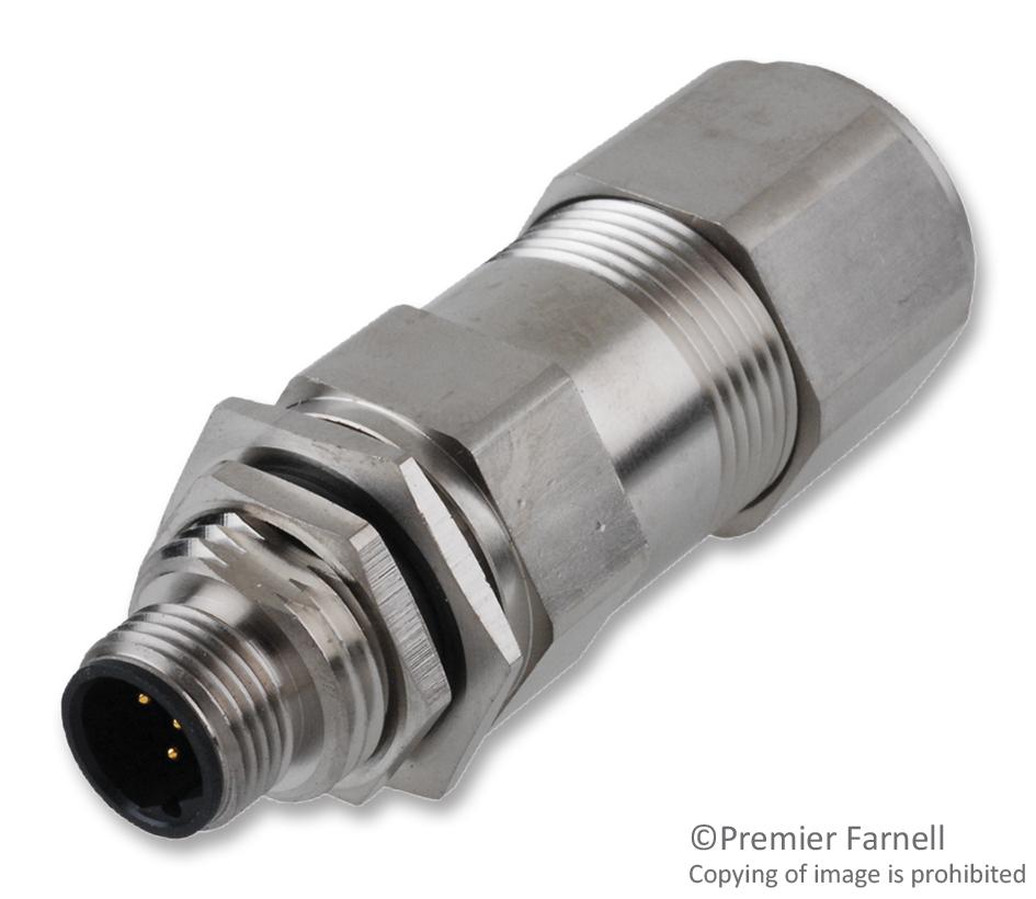HDM12RM05B1STM CONNECTOR, CIRCULAR, RCPT, 5POS, PANEL AMPHENOL INDUSTRIAL