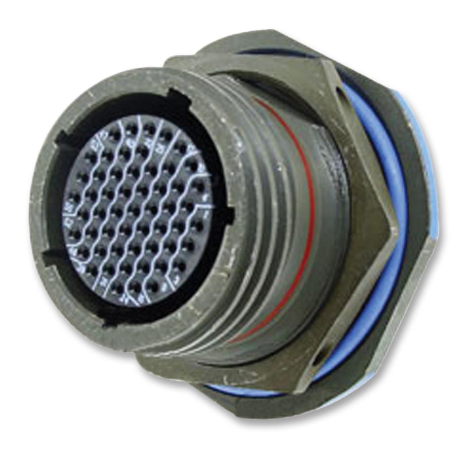 D38999/20JH21BB CIRCULAR CONNECTOR, RCPT, 23-21, PANEL AMPHENOL AEROSPACE