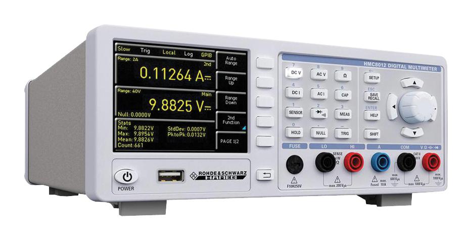 R&S HMC8012 DMM, AUTO/MANUAL, TRUE RMS, 480000 COUNT ROHDE & SCHWARZ
