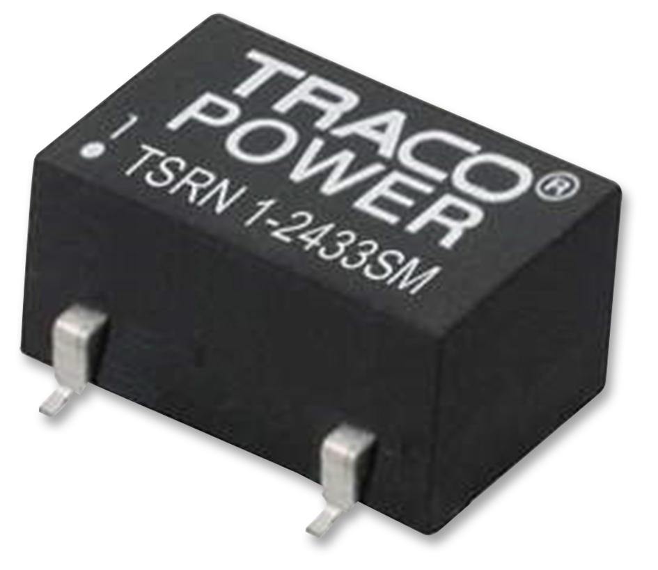 TSRN 1-2433SM DC-DC CONVERTER, 3.3V, 1A TRACO POWER