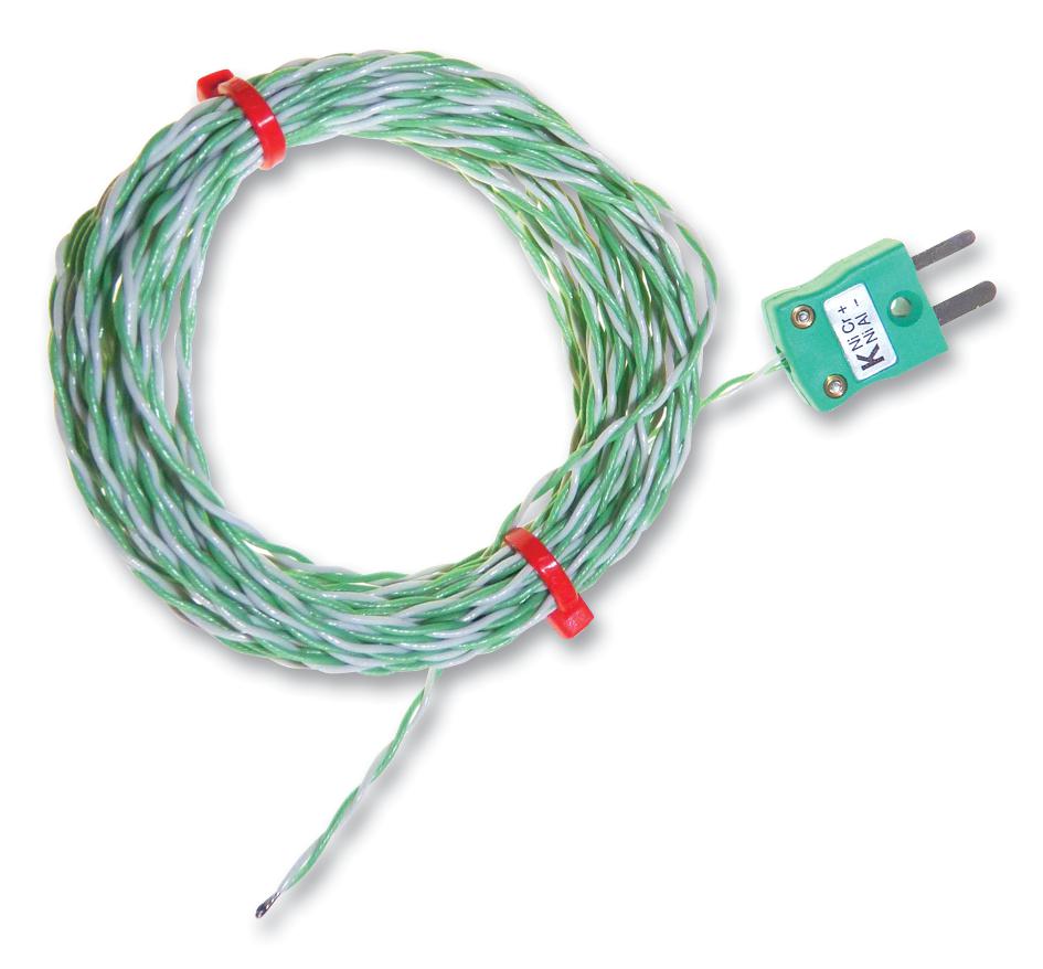Z2-K-10.0-MP-1/0.315 PFA TTP+MP IEC THERMOCOUPLE, TYPE K, 10M, 250DEG C LABFACILITY