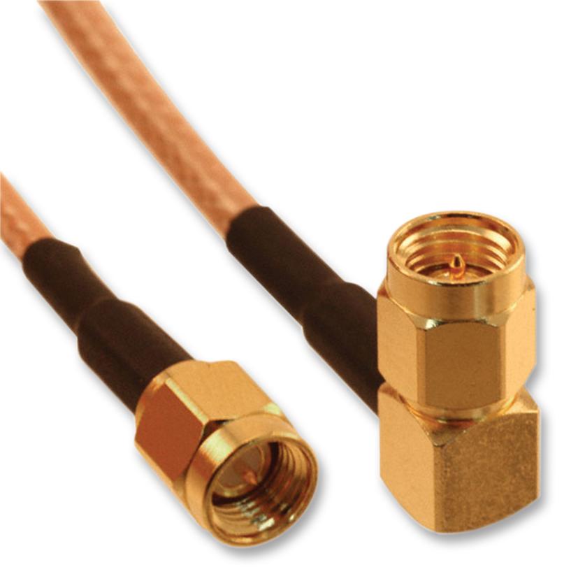 135103-03-M1.00 COAXIAL CABLE, RG316/U, SMA PLUG, 1M AMPHENOL CONNEX