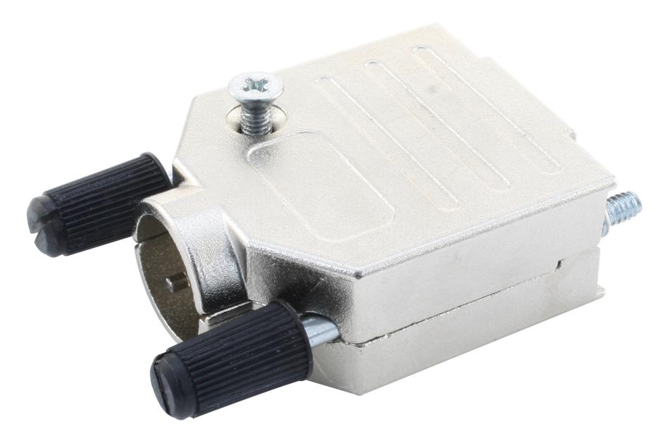 DTZK9-K D SUB BACKSHELL, SHIELDED, SIZE DE, ZINC OSSI