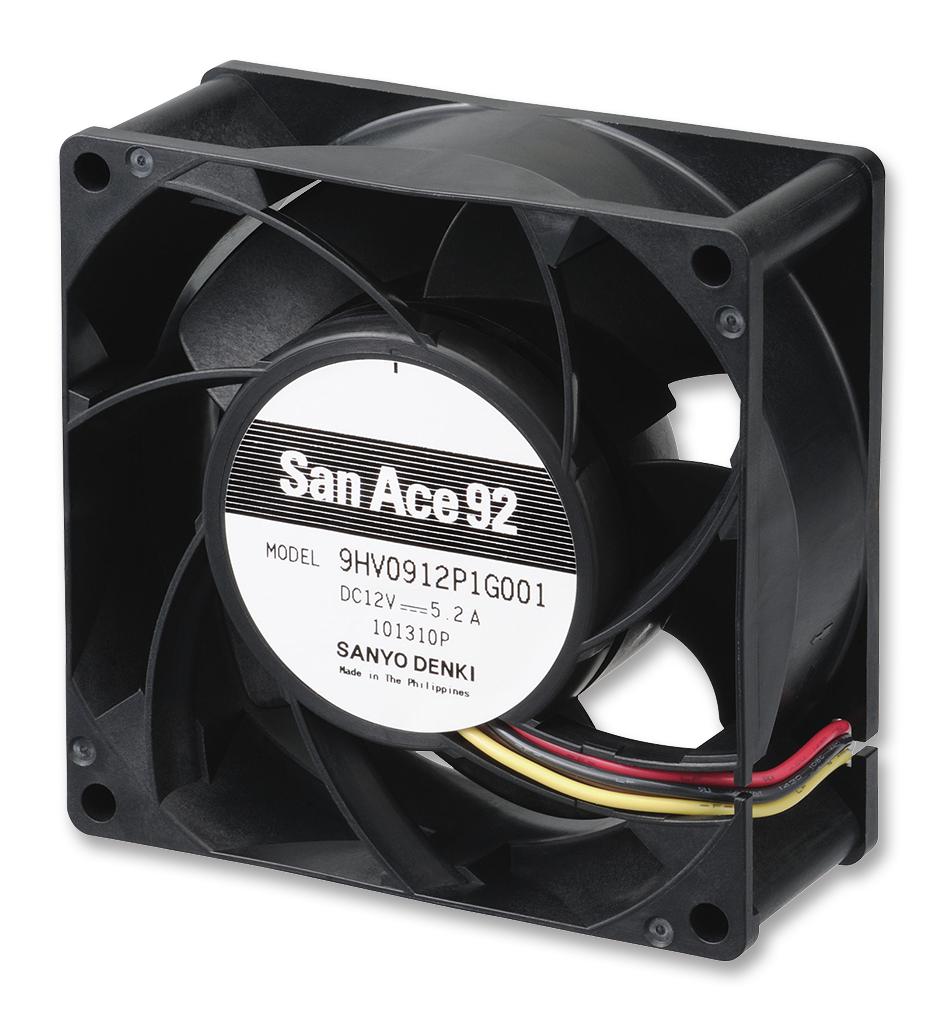 9HV0912P1G001 FAN, 92X38MM, 24V, 306M3/HR 1100PA SANYO DENKI