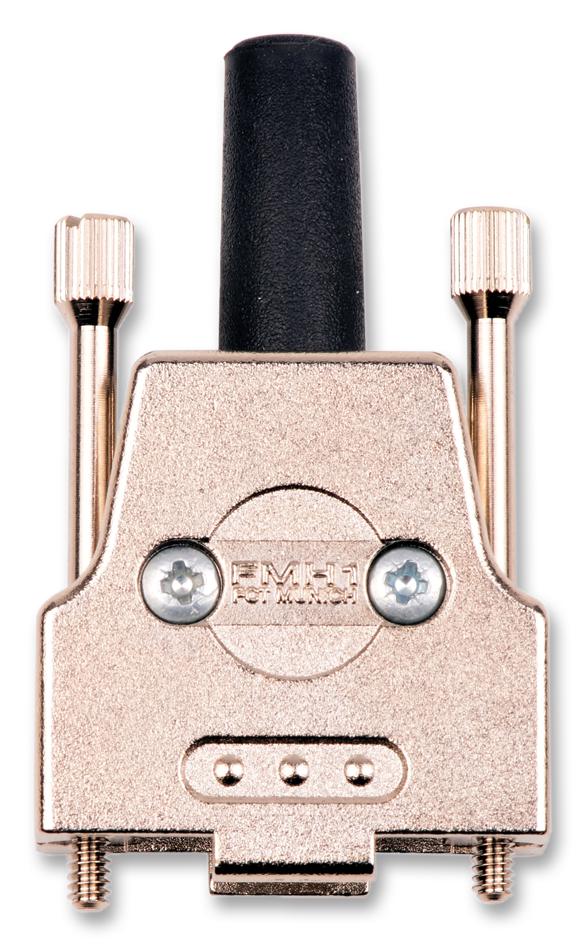 172704-0182 D-SUB BACKSHELL, DE, 180°, ZINC BODY MOLEX / FCT