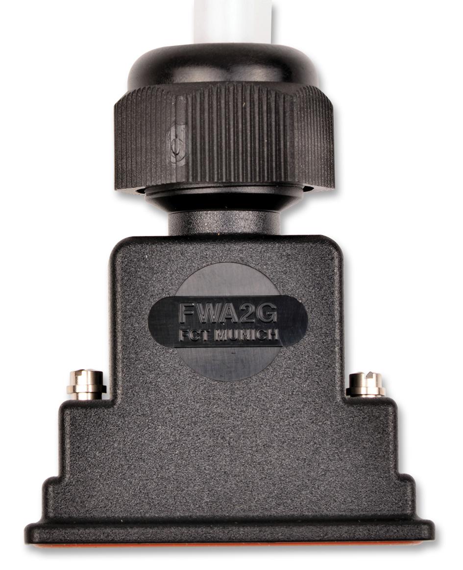 172704-0194 D-SUB BACKSHELL, DA, 180°, PET MOLEX / FCT