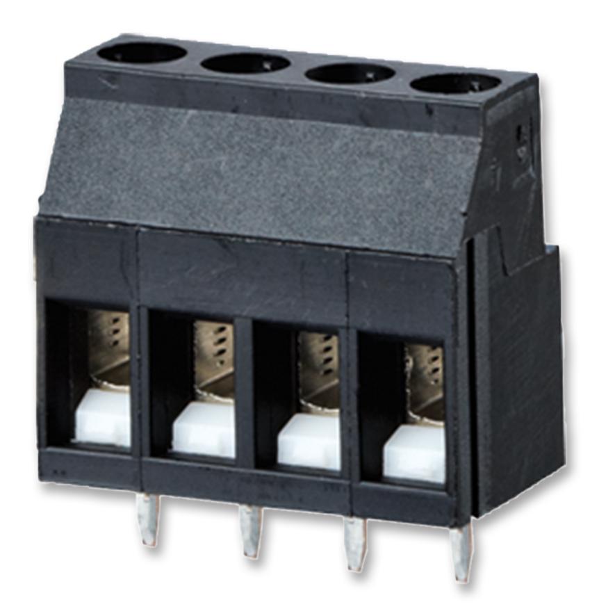 31072104 TERMINAL BLOCK, WIRE TO BRD, 4POS, 12AWG METZ CONNECT