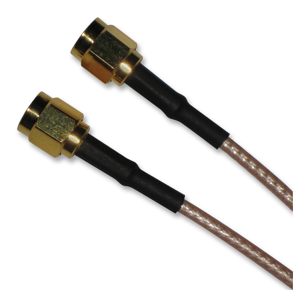 135101-03-M1.00 COAXIAL CABLE, RG316/U, SMA PLUG, 1M AMPHENOL CONNEX