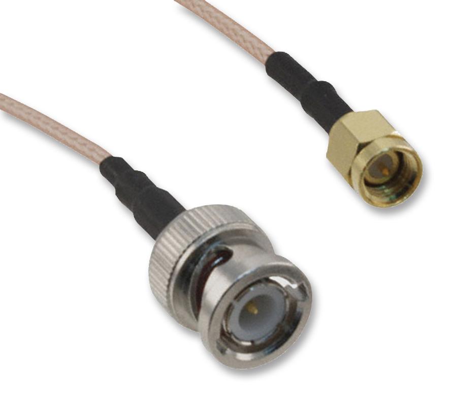 245101-01-M0.25 COAXIAL CABLE, RG316/U, SMA-BNC, 0.25M AMPHENOL CONNEX