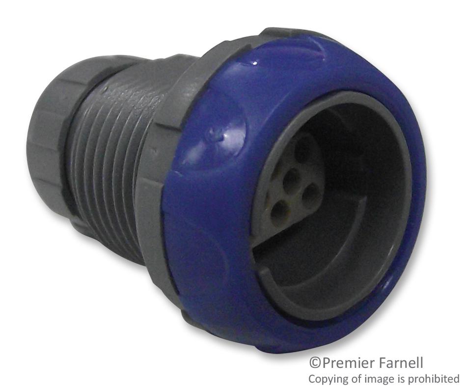 SKN.M22.GLLA CIRCULAR CONNECTOR, RCPT, 22POS, PANEL LEMO