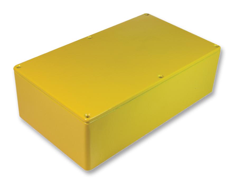 RTM5006/16-YEL MULTIPURPOSE ENCLOSURE, ALUM, YELLOW CAMDENBOSS