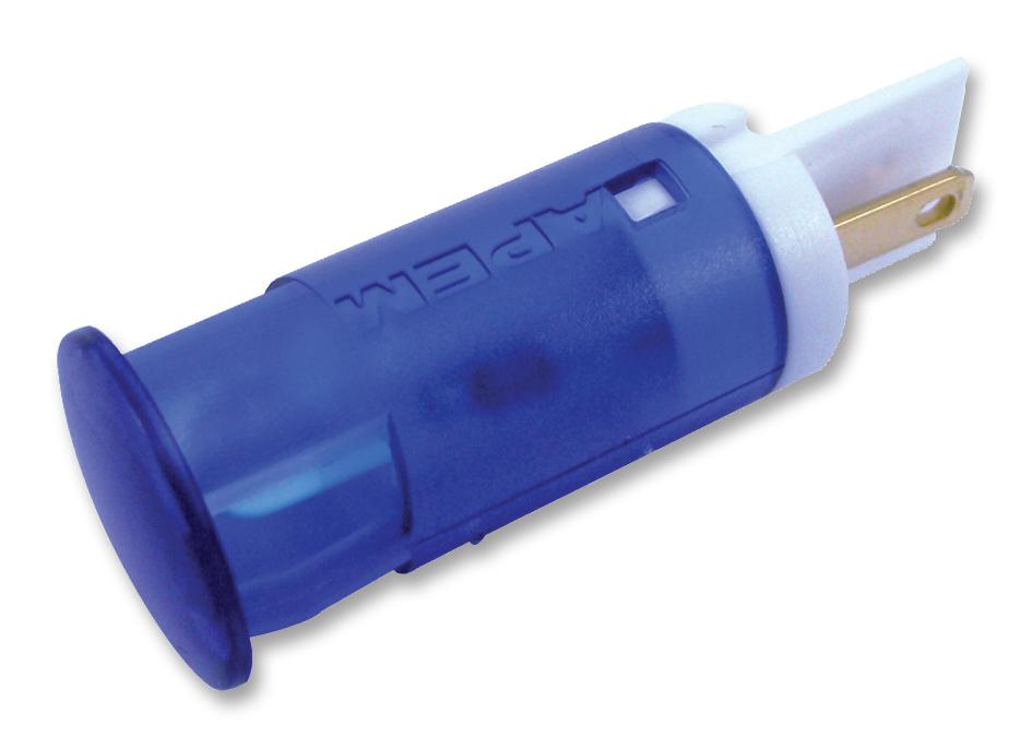 QS121XXB12 INDICATOR, LED PANEL MNT, 12MM, BLUE APEM