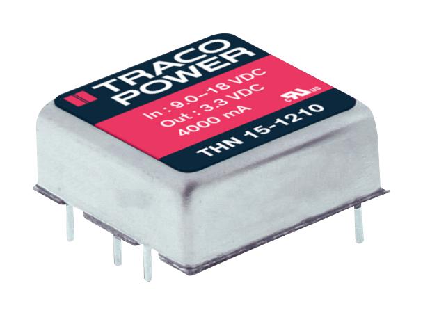 THN 15-2421 DC-DC CONVERTER, 2 O/P, 15W TRACO POWER