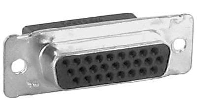 216165-1 D SUB SHELL, RCPT, SIZE DA, STEEL AMP - TE CONNECTIVITY