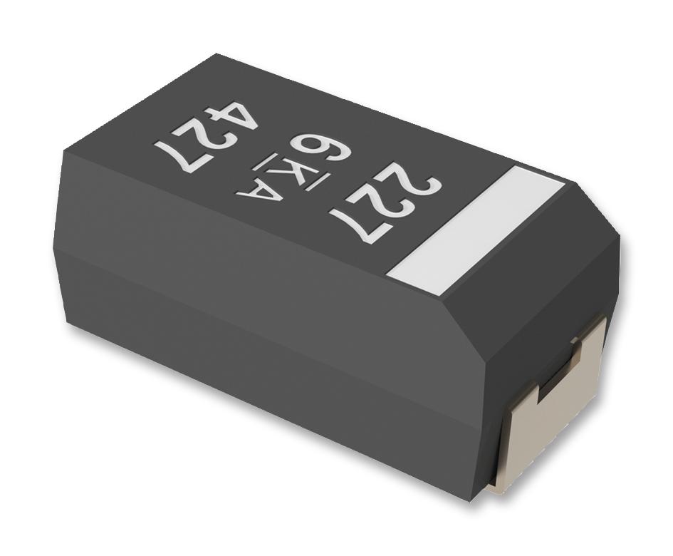 T598B225M050ATE150 CAP, 2.2UF, 50V, TANT, POLYMER, B KEMET