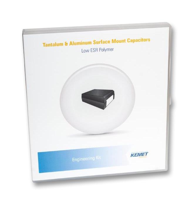 TAN ENG KIT 23 TANT & ALUM SMD CAPACITOR KIT, POLYMER KEMET