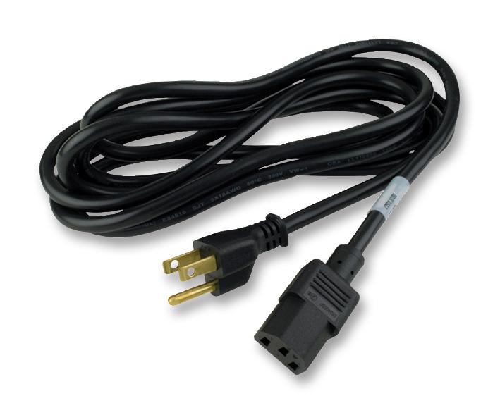 1725010B1 POWER CORD, NEMA 5/15P-IEC C13, 7.5FT VOLEX