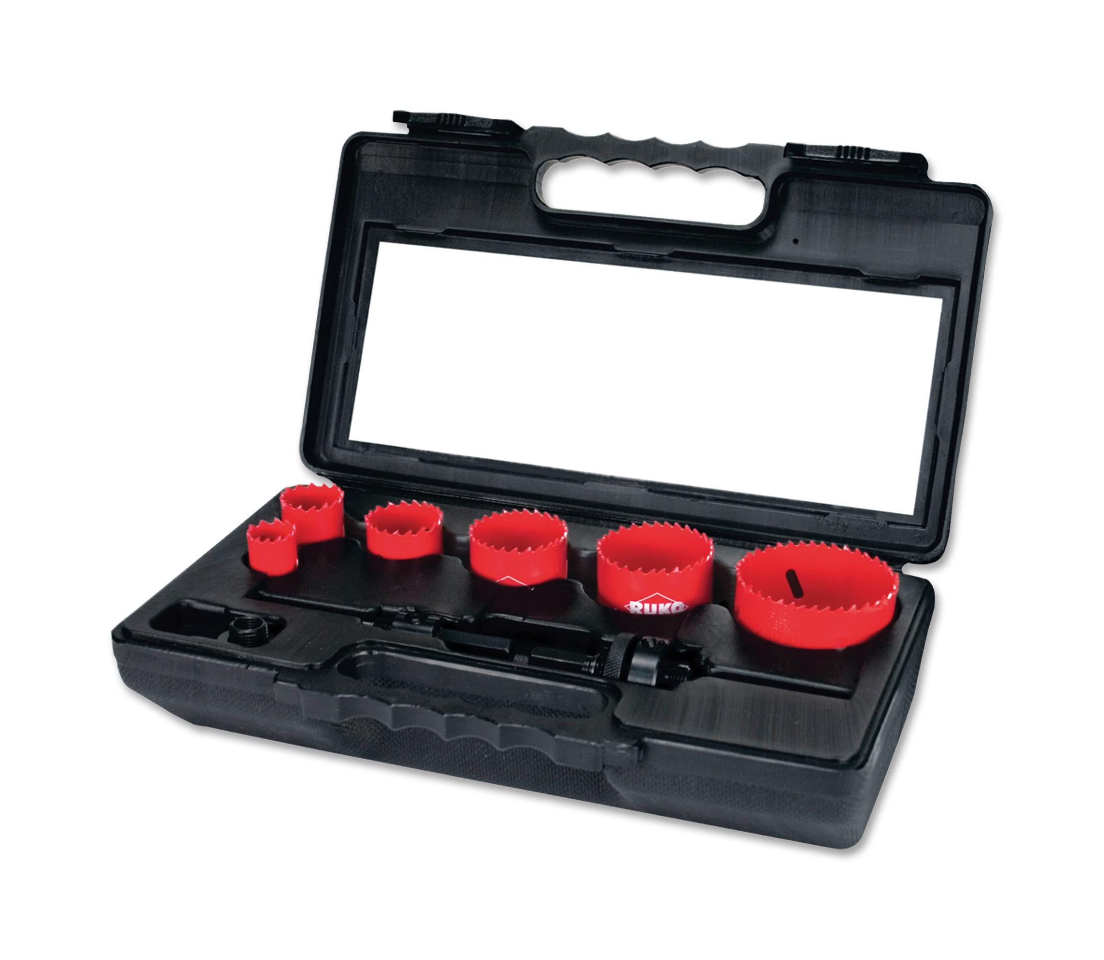 A106340 BIMETAL HOLE SAW SET, ELECTRICIAN, 8PCS RUKO