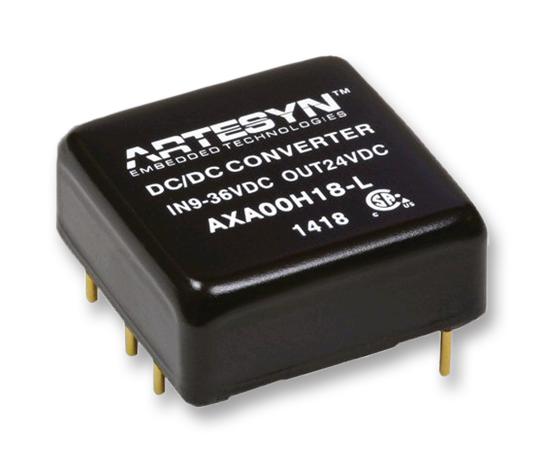 AXA00H18-L DC-DC CONVERTER, 24V, 0.835A ARTESYN EMBEDDED TECHNOLOGIES