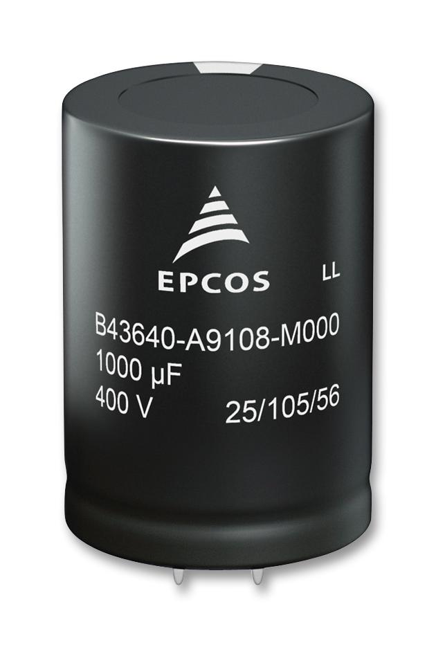 B43640B9687M000 CAP, 680µF, 400V, ALU ELEC, SNAP-IN EPCOS
