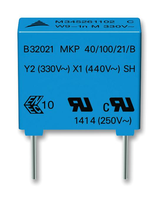 B32024A3105M000 CAP, 1µF, 20%, PP EPCOS