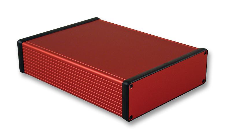 1455T2201RD PCB BOX ENCLOSURE, ALUM, RED HAMMOND