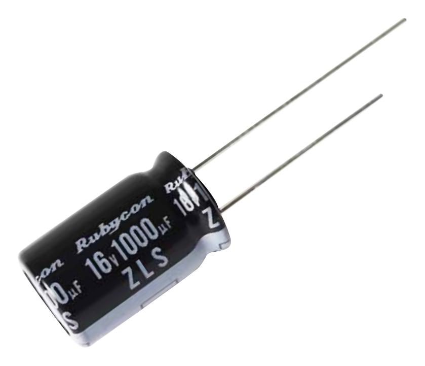 16ZLS2700MEFC12.5X25 CAP, 2700µF, 16V, 20% RUBYCON