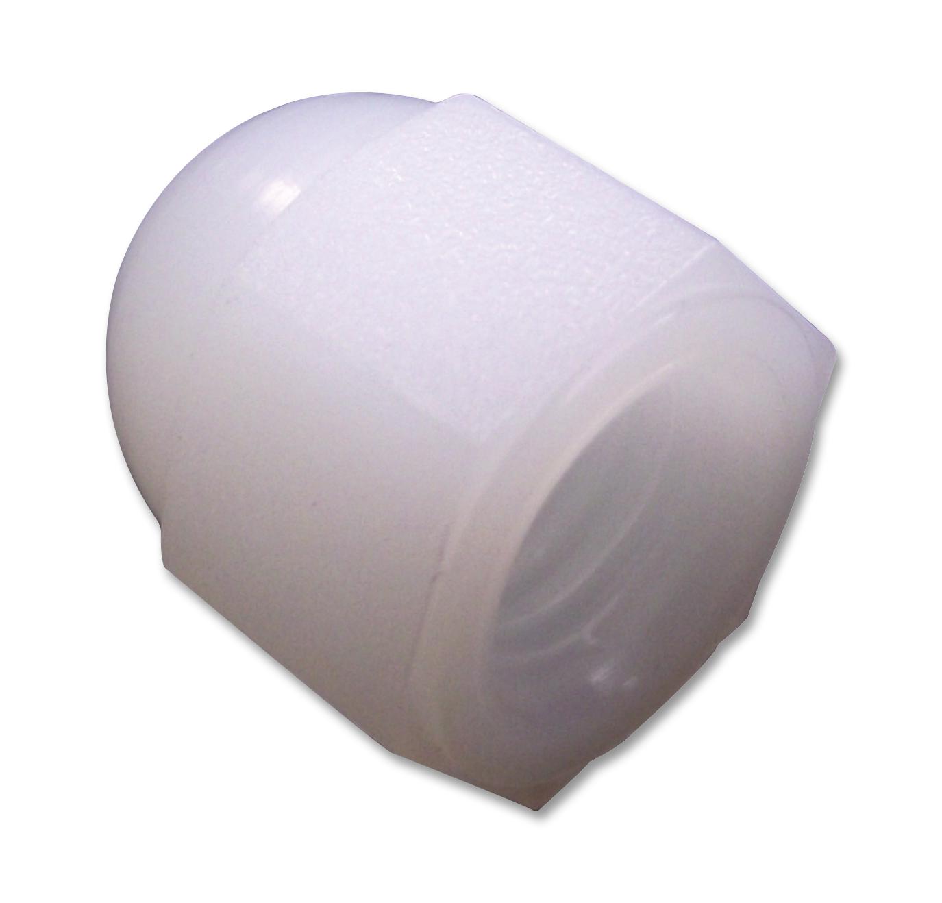 TRNNE 1587 M4 DOME NUT, HEX, M4, NYLON 6.6, NATURAL TR FASTENINGS
