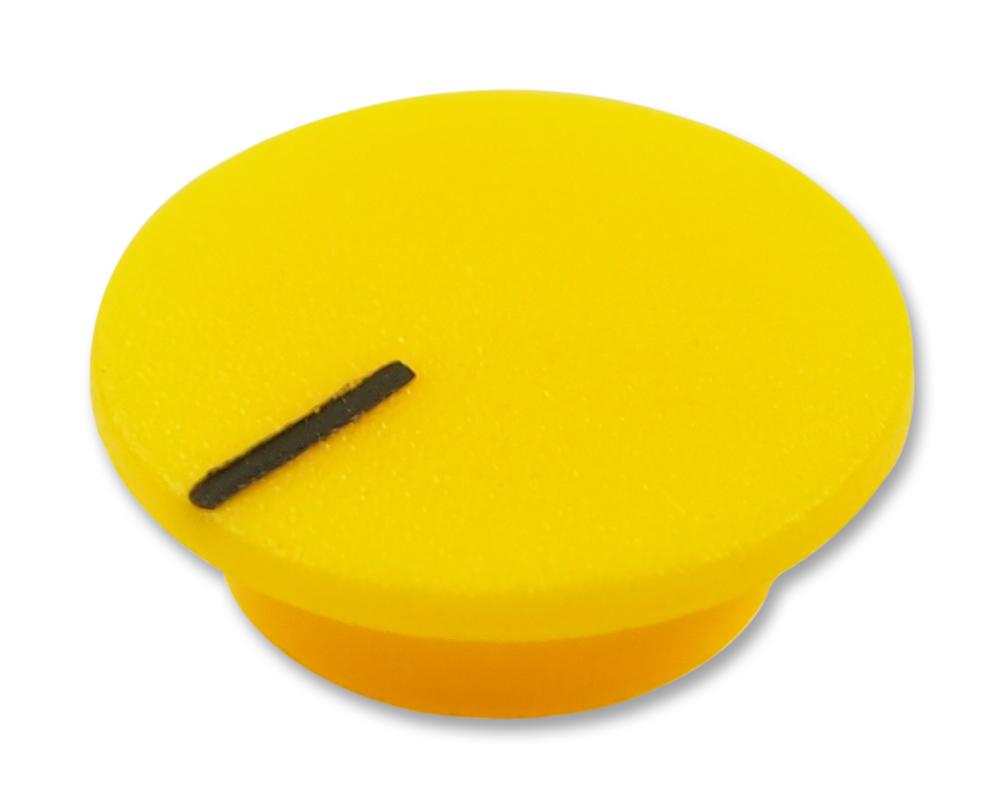 MPCL1772 CAP W/MARKER LINE, KNOB, K21, YELLOW MULTICOMP PRO