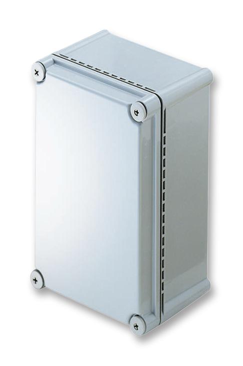 NBD10442 ENCLOSURE, WALL MOUNT, ABS/PC, GREY BUD INDUSTRIES