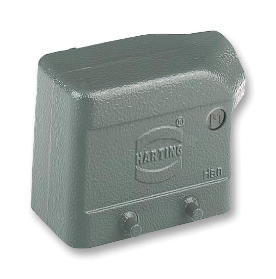 19 30 010 1521 HOOD, 10B, SIDE ENTRY, ALUMINIUM HARTING