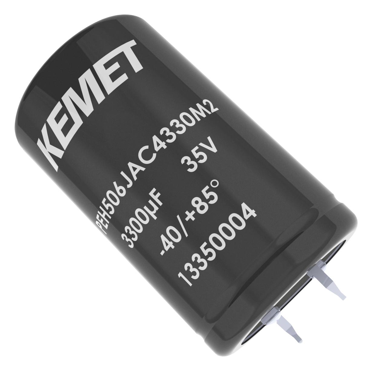PEH506SBE3470M2 CAP, 470µF, 250V, ALU ELEC, SNAP-IN KEMET