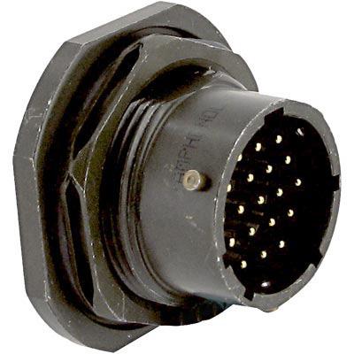 KPT07A10-98P CIRCULAR CONNECTOR, RCPT, 10-98, JAM NUT ITT CANNON