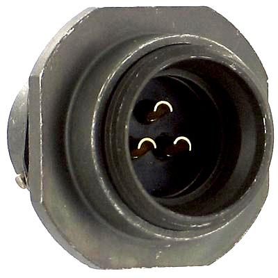 PT07E12-3P-027 CIRCULAR CONNECTOR, RCPT, 12-3, JAM NUT AMPHENOL