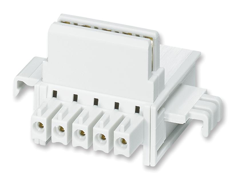 2202549 DIN RAIL CONN, 5POS, ELECTRONIC HOUSING PHOENIX CONTACT
