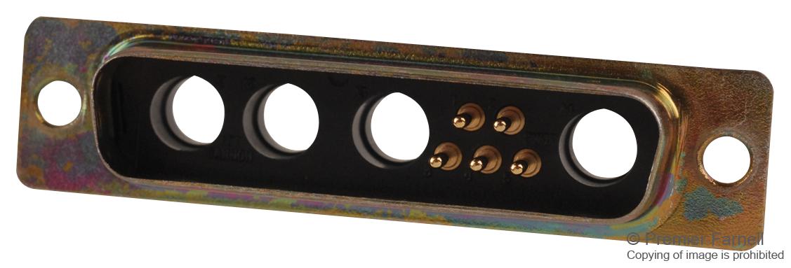 DBM9W4PX D-SUB COMB CONNECTOR, PLUG, DB-9W4 ITT CANNON