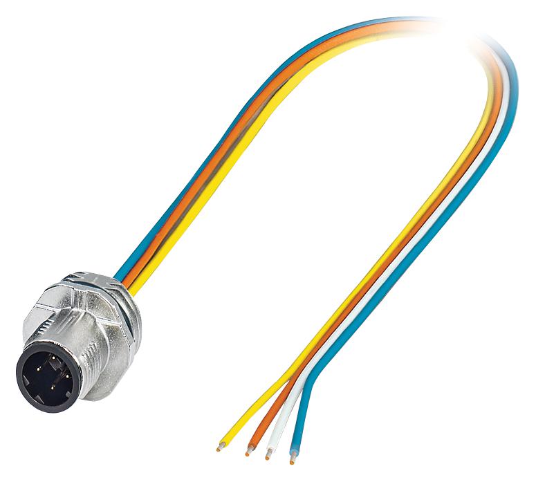 SACC-E-MSD-4CON-M16/0,5 SCO SENSOR CORD, 4P, M12 PLUG-FREE END, 0.5M PHOENIX CONTACT