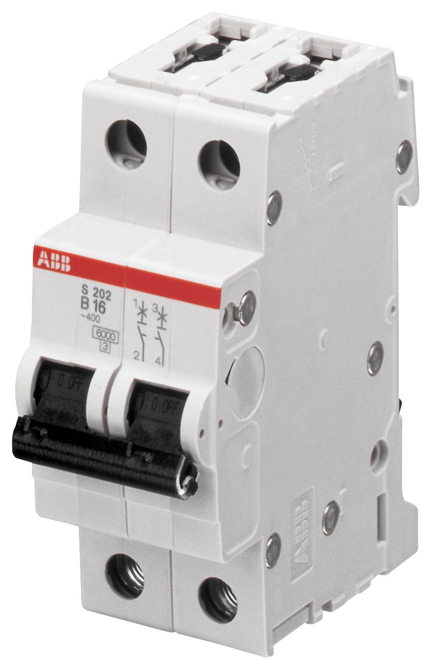 S202-D20 CIRCUIT BREAKER, THERMAL MAG, 2 POLE ABB