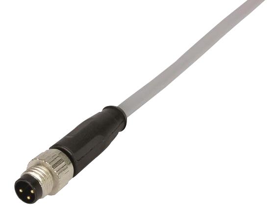 21 34 808 1388 010 SENSOR CORD, 3P, M8 RCPT-PLUG, 1M HARTING