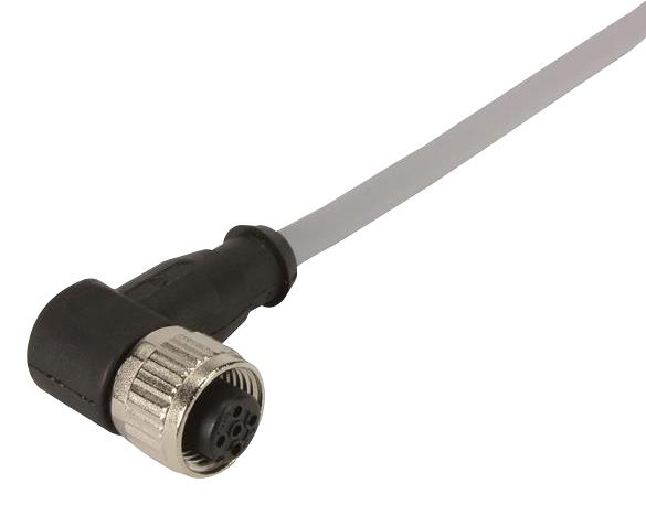 21 34 870 0585 010 SENSOR CORD, 5P, M12 RCPT-FREE END, 1M HARTING