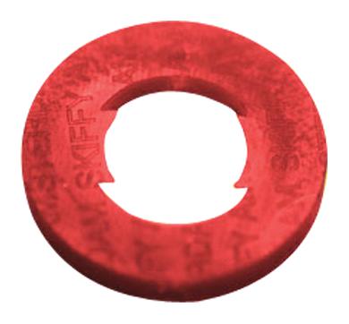 03.09.032 FLAT WASHER, PE, 3.2MM, 7MM, RED ETTINGER