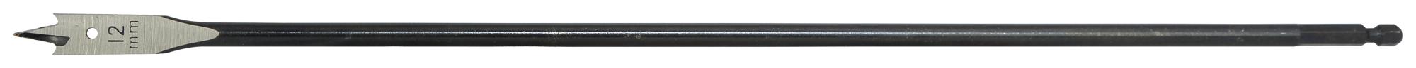T2942-12400 FLAT DRILL BIT, E6.3 DRIVE, 12MM, 400MM CK TOOLS