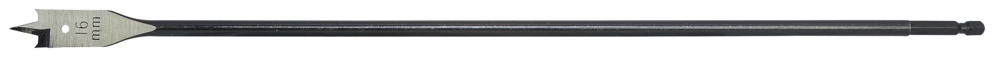 T2942-16400 FLAT DRILL BIT, E6.3 DRIVE, 16MM, 400MM CK TOOLS