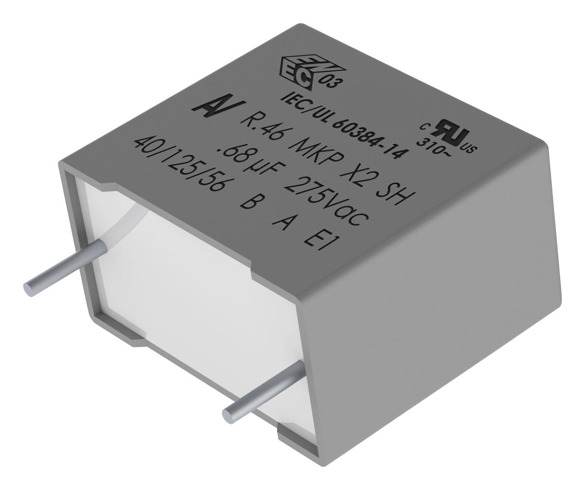 R46KF222040H1M CAP, 0.022µF, 20%, PP, RADIAL KEMET