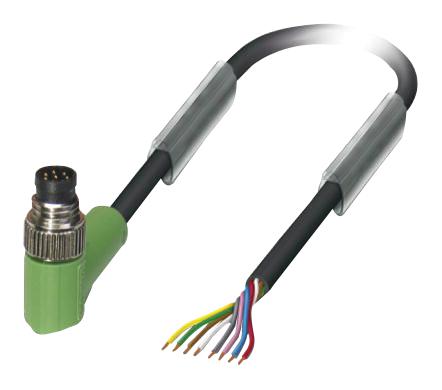 SAC-8P-M 8MR/ 5,0-PUR SENSOR CORD, 8P, M8 PLUG-FREE END, 5M PHOENIX CONTACT